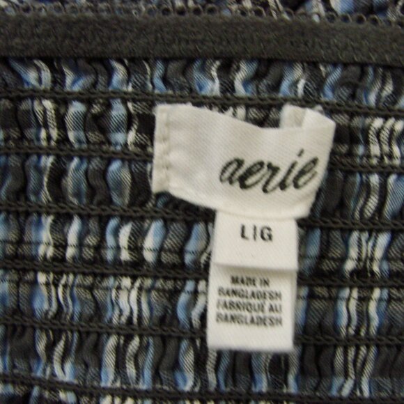 Aerie Blue Plaid Tank Top - Picture 5 of 16